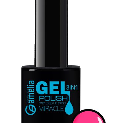 Nail gel polish 3 in 1 8 ml Neon Pink