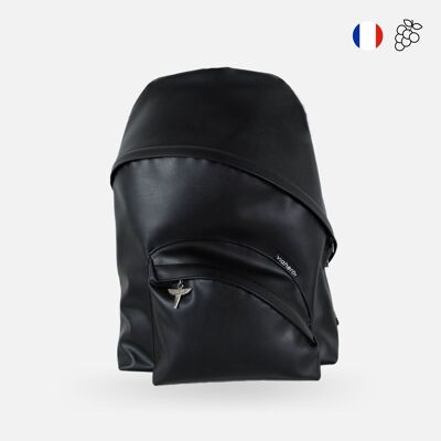 Mono shoulder strap backpack made in France in grapes | Pilot Bag