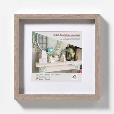 Stockholm 3D wooden photo frames in different colors and sizes