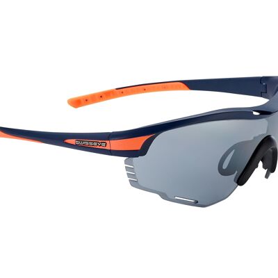 14563 Sportbrille Novena Re+ 14563 dark blue matt/orange