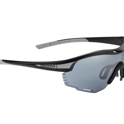 14581 Novena Re+ S sports glasses black matt/grey