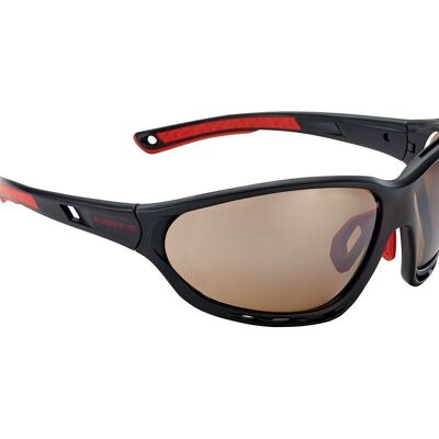 14626 Tilton sports glasses black matt/red