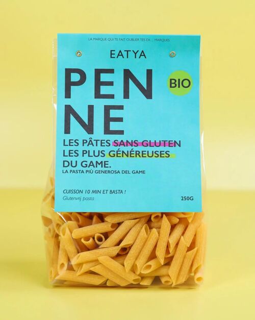 PÂTES - PENNE - Sans Gluten - Eatya