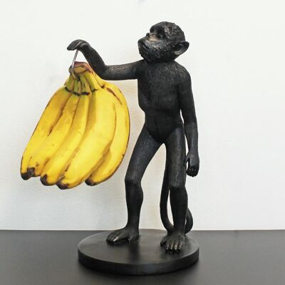 Porte-banane singe noir