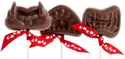 Milk Chocolate Mouth Lollies – 34g