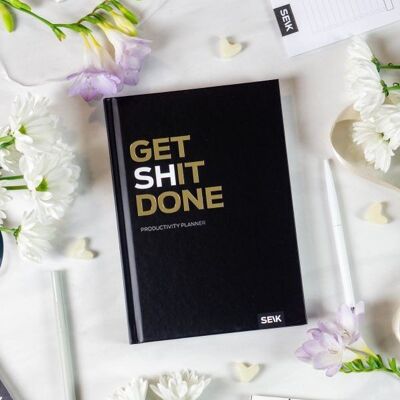 Productivity planner - Get (sh)it done (black)