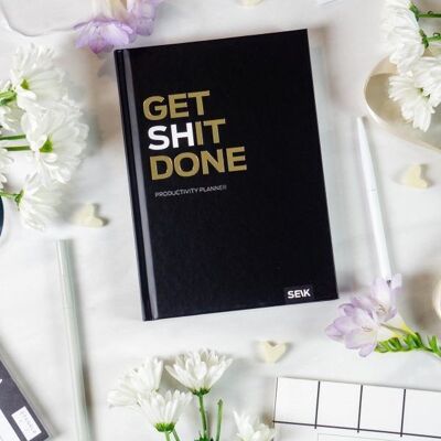 Productivity planner - Get (sh)it done (black)