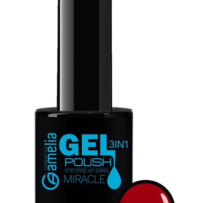 Nail gel polish 3 in 1 8 ml SOFT RED