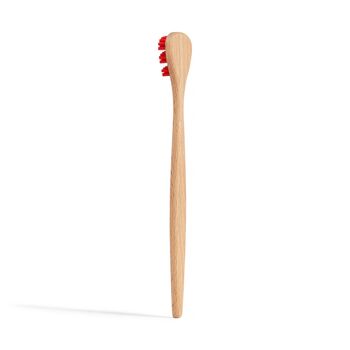 Brosse à langue en bois de hêtre 5