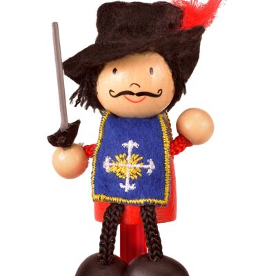 Musketeer Pencil - with wood and material pencil topper