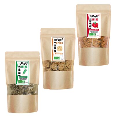 Kit aperitivo - Granolas saladas