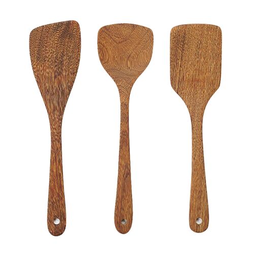 Buy wholesale Spatula set made of wood, 3 pieces