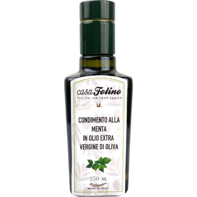 Condimento a base di Olio Extra Vergine di Oliva aromatizzato alla Menta 0,25 lt