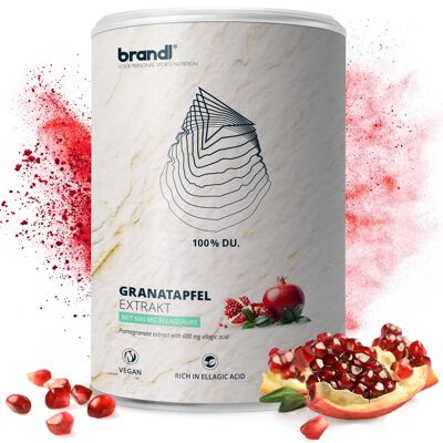brandl® Granatapfelkern Extrakt Kapseln (mit Antioxidantien) | Premium-Qualität extern laborgeprüft