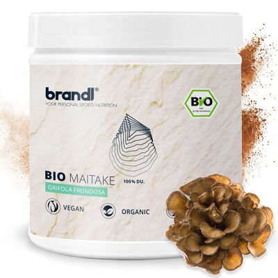 brandl® Bio Maitake Pilz Kapseln hochdosiert | Premium extern laborgeprüft | Vitalpilz mush room