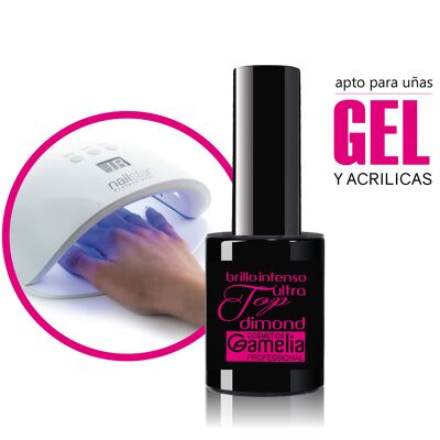 Top shine para gel constructor 15 ml