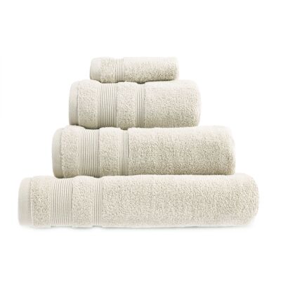 Asciugamani di lusso in cotone egiziano Zero Twist - Crema