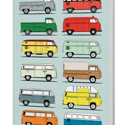 Camper Van Softcover-Notizbuch (A5 liniert, 120 Seiten)