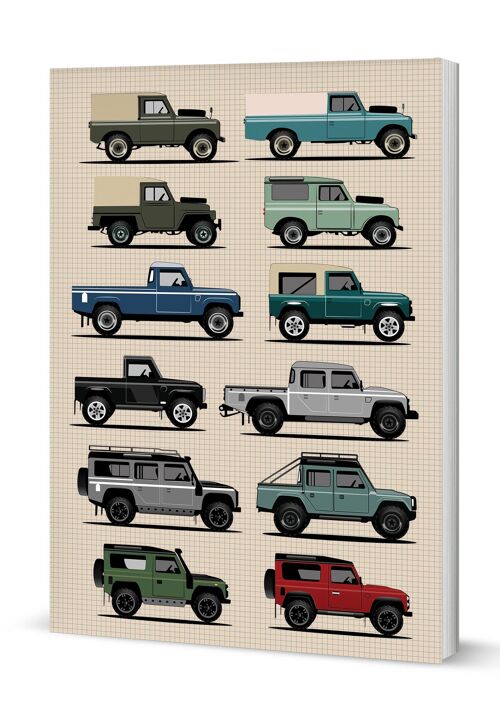 Land Rover Softback Notebook (A5 lined 120 pages)