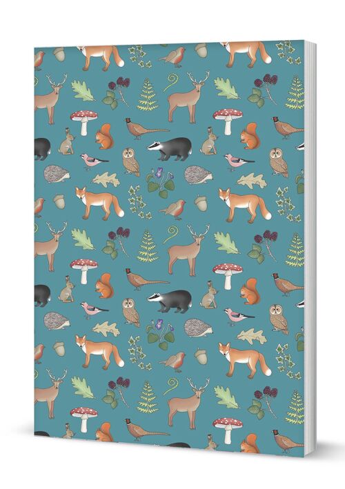 British Wildlife Softback Notebook (A5 Lined 120 Pages)