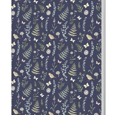 Wildflowers & Ferns Softback Notebook (A5 Lined 120 Pages)