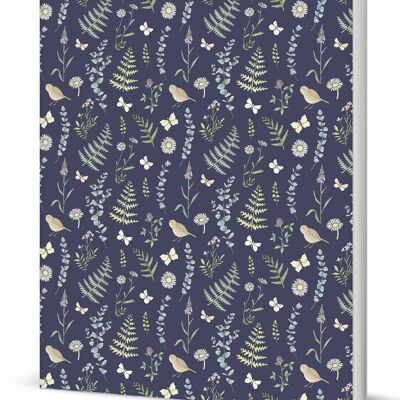 Wildflowers & Ferns Softback Notebook (A5 Lined 120 Pages)