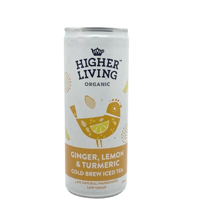 Té helado de jengibre, limón y cúrcuma (250ml) x 12