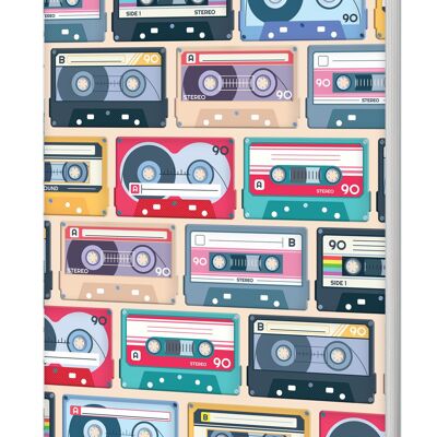 Cassettes Softback Notebook (A5 Lined 120 Pages)