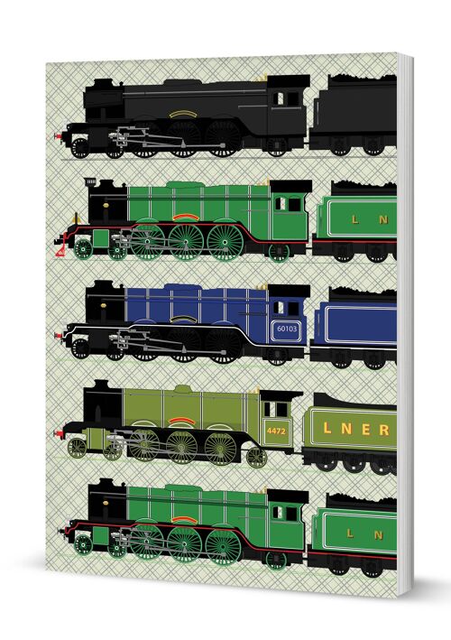Flying Scotsman Softback Notebook (A5 Lined 120 Pages)