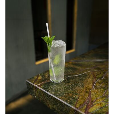 Alcoholic Cocktail Mojito with Rum, Coconut Sugar, Mint and Lime (26.40%) - 100 Cocktails (5L)