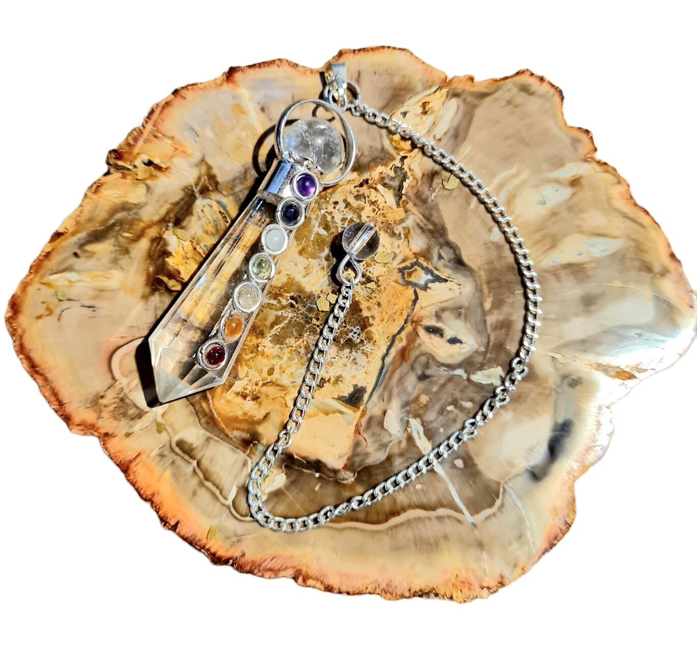 Crystal pendulum 7 chakras