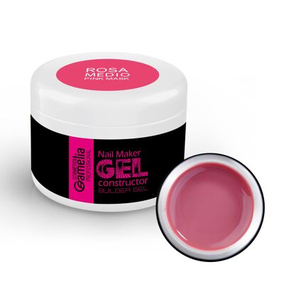 GEL CONSTRUCTEUR ROSE MOYEN (MASQUE ROSE) 30 ML