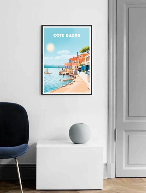 Affiche Côte d'Azur
