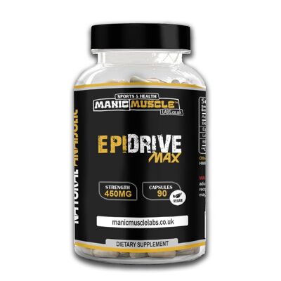 EpiDrive MAX Natural Anabolic Supplement 450mg 90 Capsules