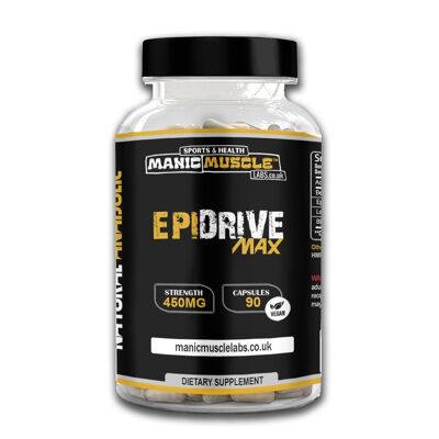 Suplemento Anabólico Natural EpiDrive MAX 450mg 90 Cápsulas