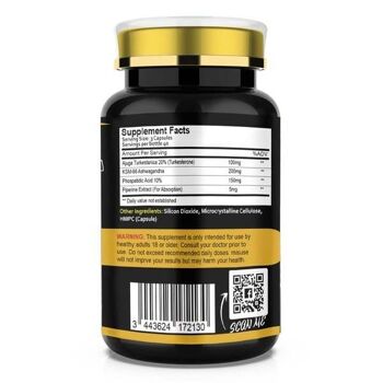Manic Muscle Labs Bionic Natural Muscle Builder 450mg 120 Caps 2