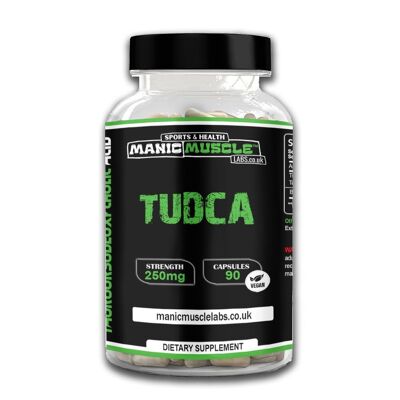 Manic Muscle Labs Tudca Soporte hepático 250 mg 90 Cápsulas veganas