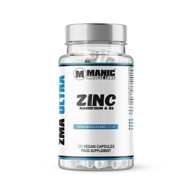MML ZMA ULTRA Zink, Magnesium & B6 120 vegane Kapseln