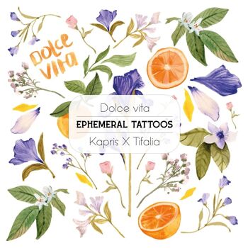Set de 50 tatuajes temporales - Nueva colección 2023 - Tattoos éphémères 5