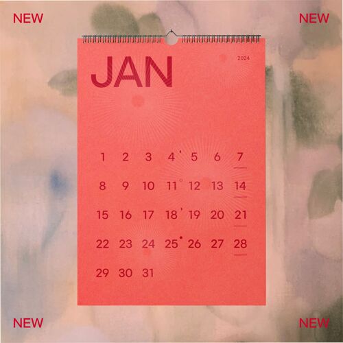 Calendario 2024 | A3 | Ethercal | Premium aesthetic