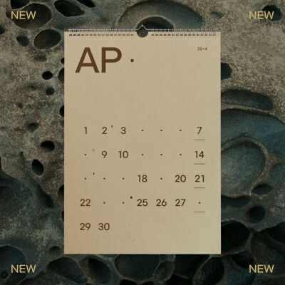 2024 Calendar | A3 | Zerocal | Premium aesthetic