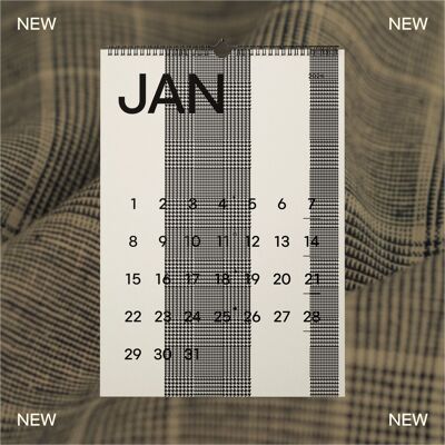 Kalender 2024 | A3 | Knotcal | Erstklassige Ästhetik