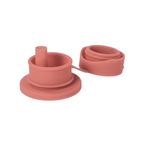 PURA SILICONE SPORT STRAW TOP / ROSE