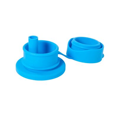 PURA SILICONE SPORT STRAW TOP / AQUA