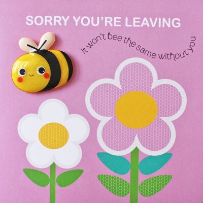 JT16 - Leaving Bee Jelly Magnet Card