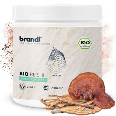 Brandl® Capsules de Champignon Reishi Biologique à dosage élevé | Premium testé en laboratoire externe | Salle des champignons aux champignons médicinaux