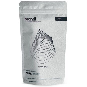 brandl® Protein Vegan sans édulcorants artificiels | Poudre de protéines végétaliennes de qualité supérieure 4 sources végétaliennes 1