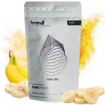 brandl® Protein Vegan sans édulcorants artificiels | Poudre de protéines végétaliennes de qualité supérieure 4 sources végétaliennes 17