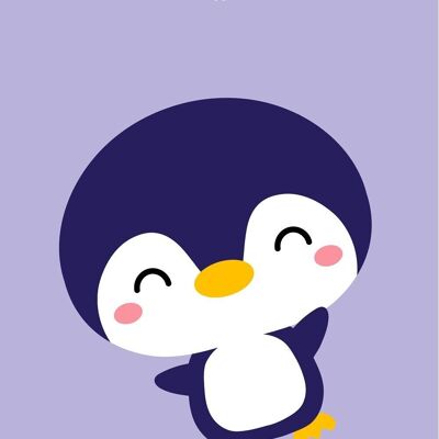 Pinguino da cartolina