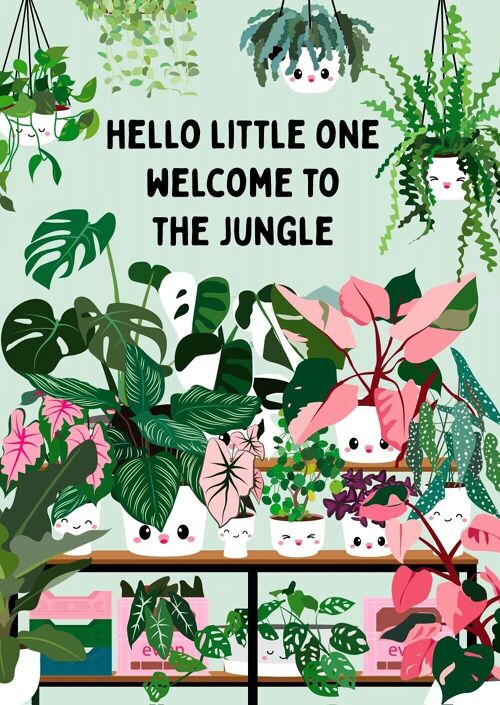 Postcard Plants Welcome to the jungle